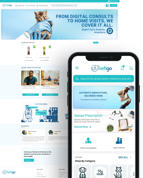 Vetigo - Animal Telemedicine and Consultation Platform